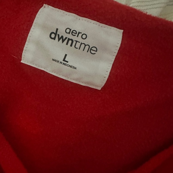 AERO Red West Coast Motors Crop Sweatshirt - Picture 5 of 8